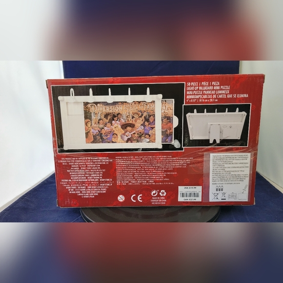 Disney's COCO 50 pc light-up billboard mini puzzle used very good condition - Picture 3 of 9